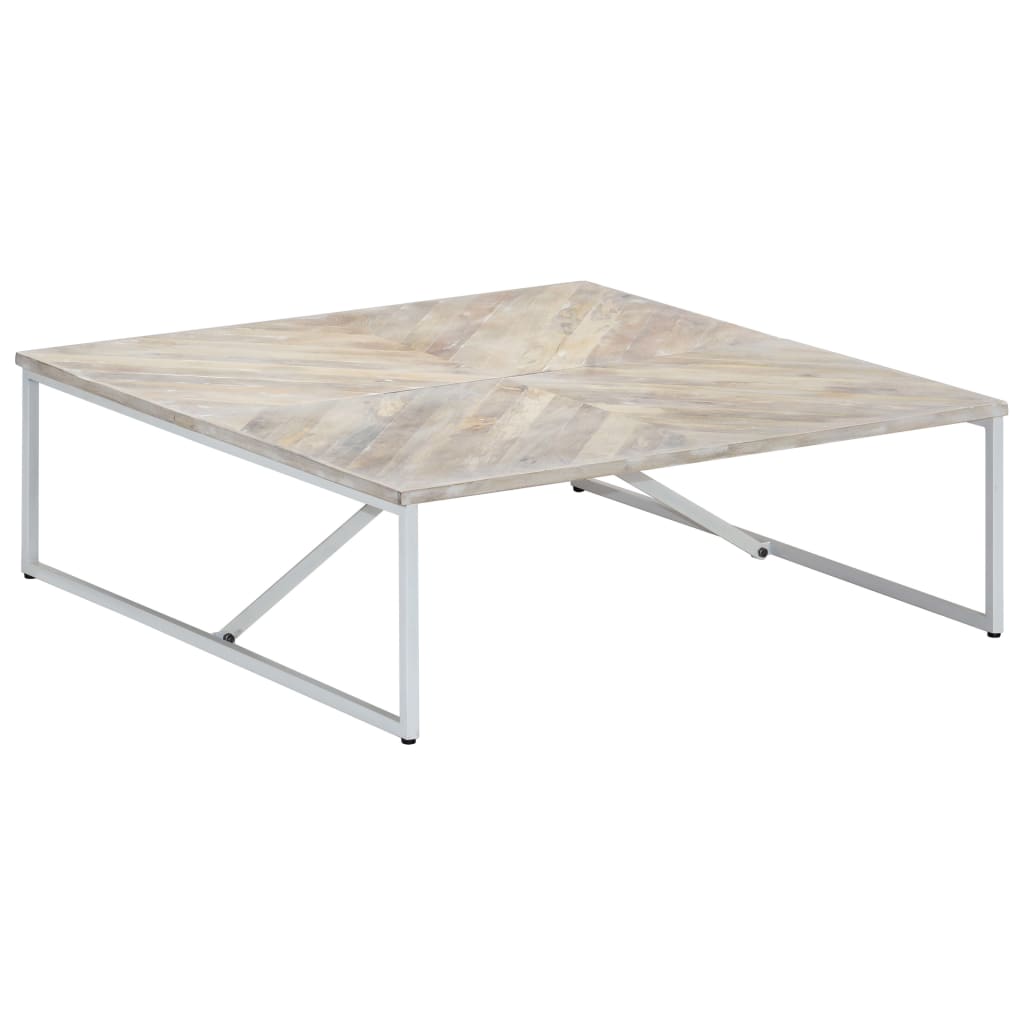 Stolić za kavu od masivnog drva manga 110 x 110 x 36 cm