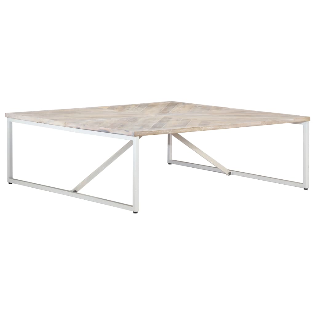 Stolić za kavu od masivnog drva manga 110 x 110 x 36 cm