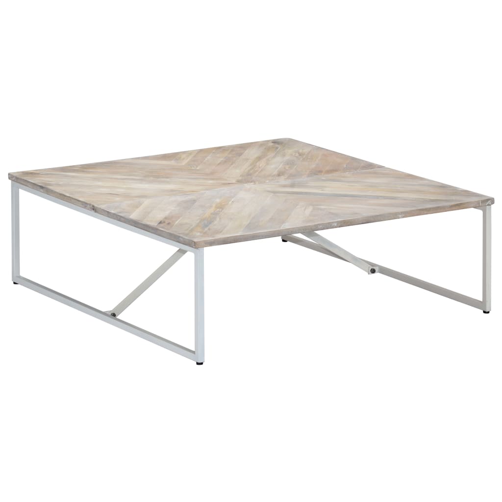 Stolić za kavu od masivnog drva manga 110 x 110 x 36 cm