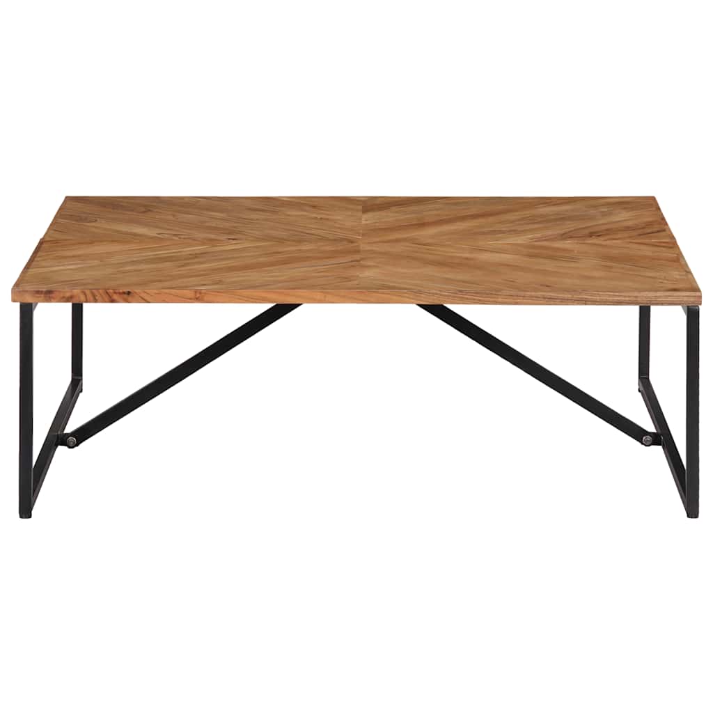 Stolić za kavu od masivnog bagremovog drva 110 x 110 x 36 cm