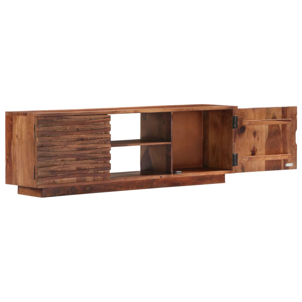 TV ormarić 120 x 30 x 40 cm od masivnog drva akacije