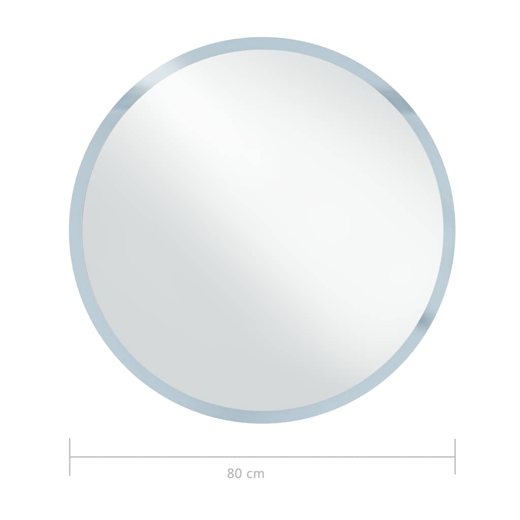 Kupaonsko LED ogledalo 80 cm