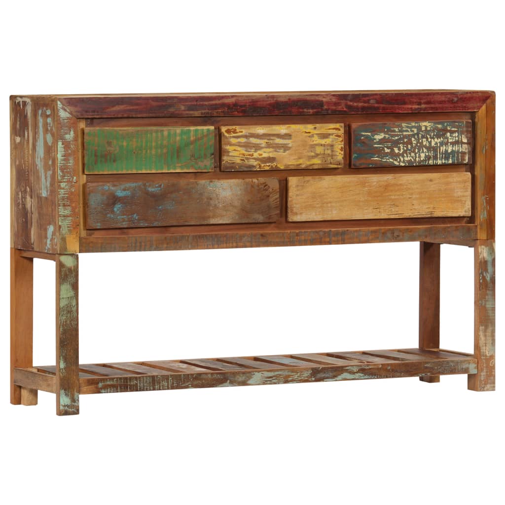 Komoda od masivnog obnovljenog drva 120 x 30 x 75 cm