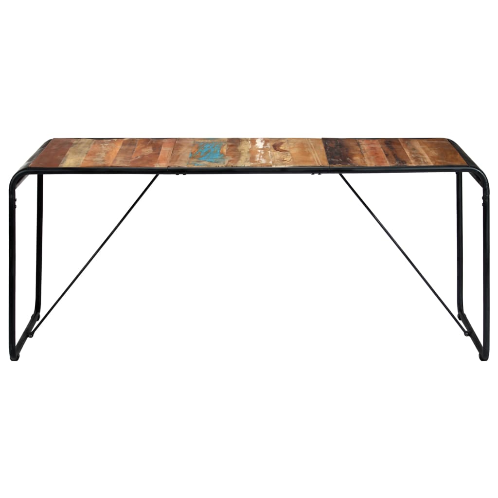 Blagovaonski stol od masivnog obnovljenog drva 180 x 90 x 76 cm