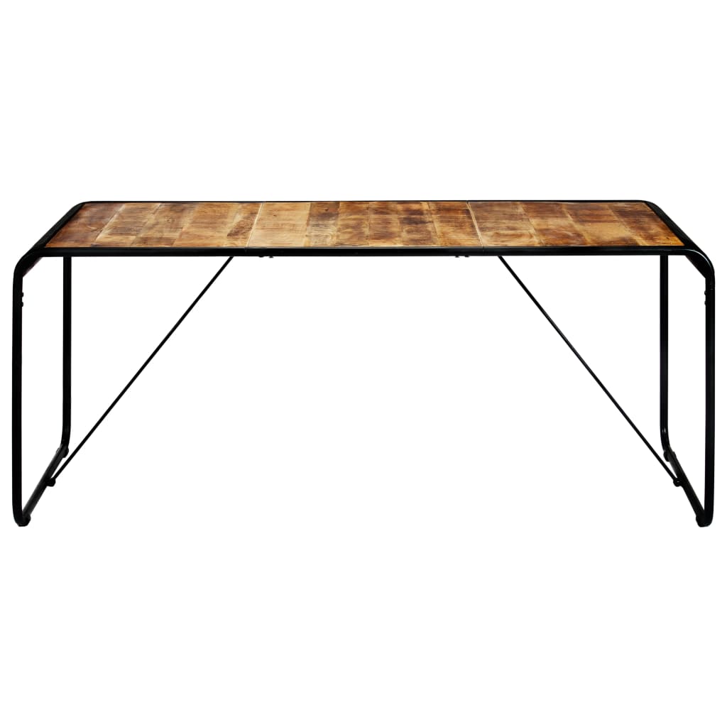 Blagovaonski stol od masivnog grubog drva manga 180x90x76 cm