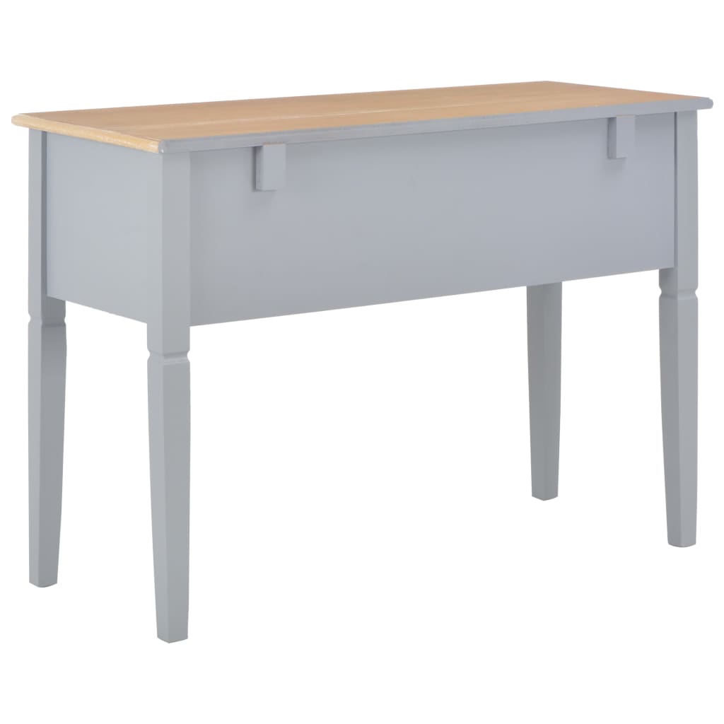 Pisaći stol sivi 109,5 x 45 x 77,5 cm drveni