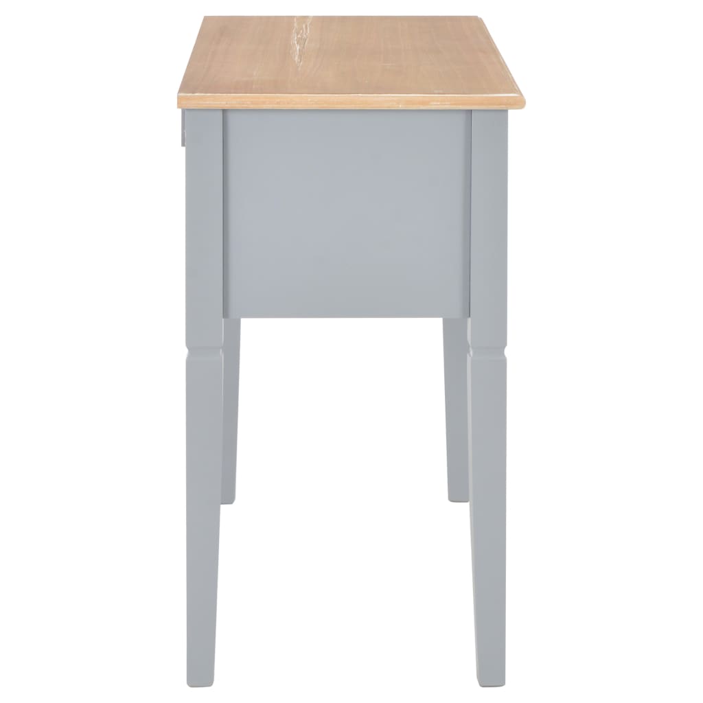Pisaći stol sivi 109,5 x 45 x 77,5 cm drveni