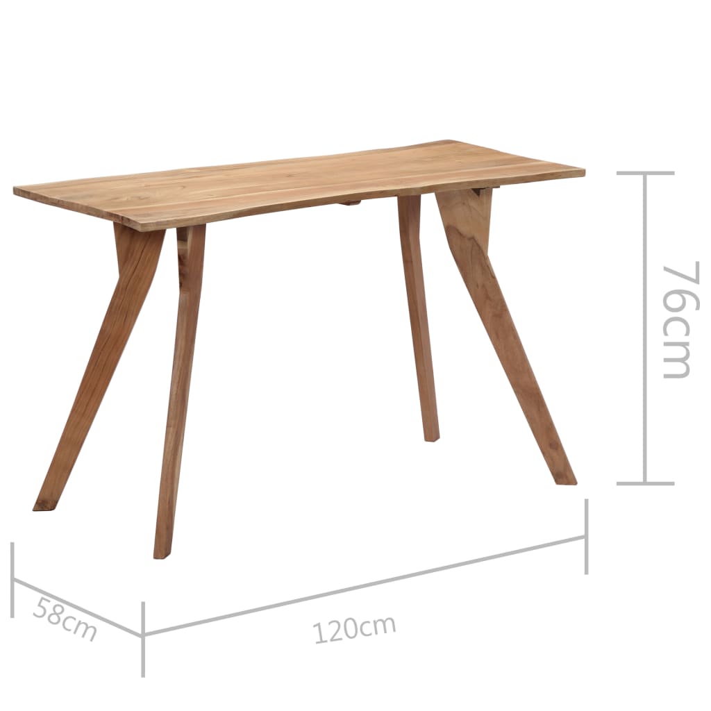Blagovaonski stol od masivnog bagremovog drva 120 x 58 x 76 cm
