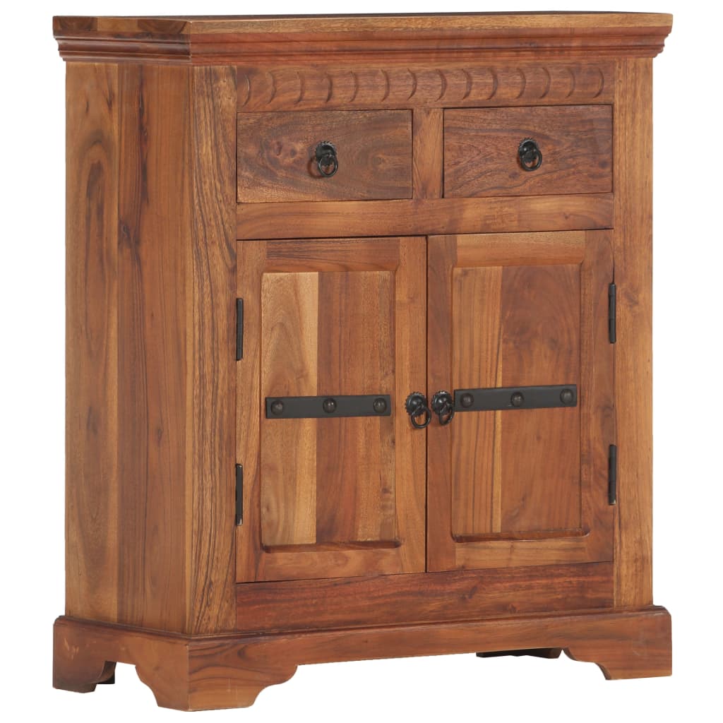 Komoda od masivnog bagremovog drva 63 x 30 x 75 cm