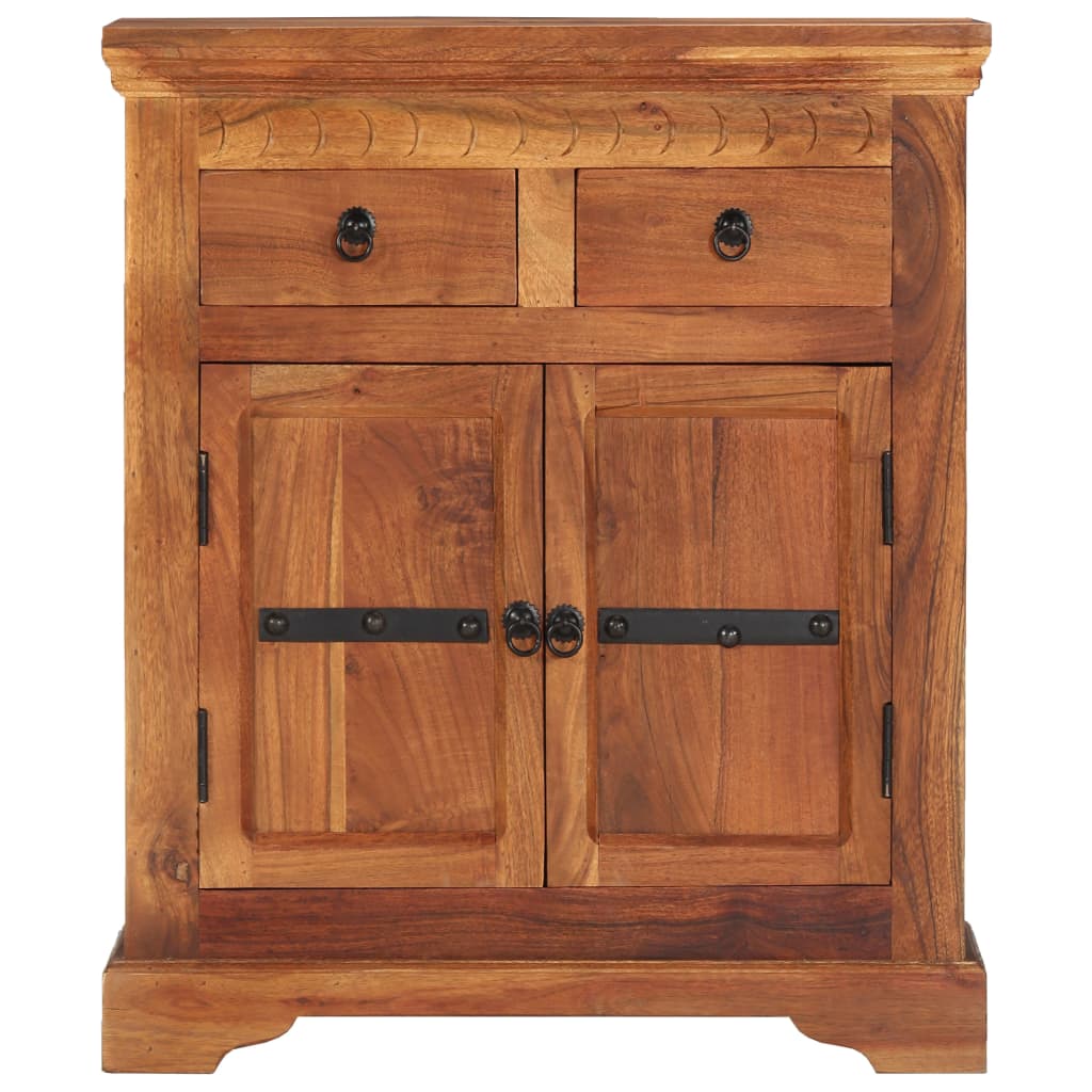 Komoda od masivnog bagremovog drva 63 x 30 x 75 cm