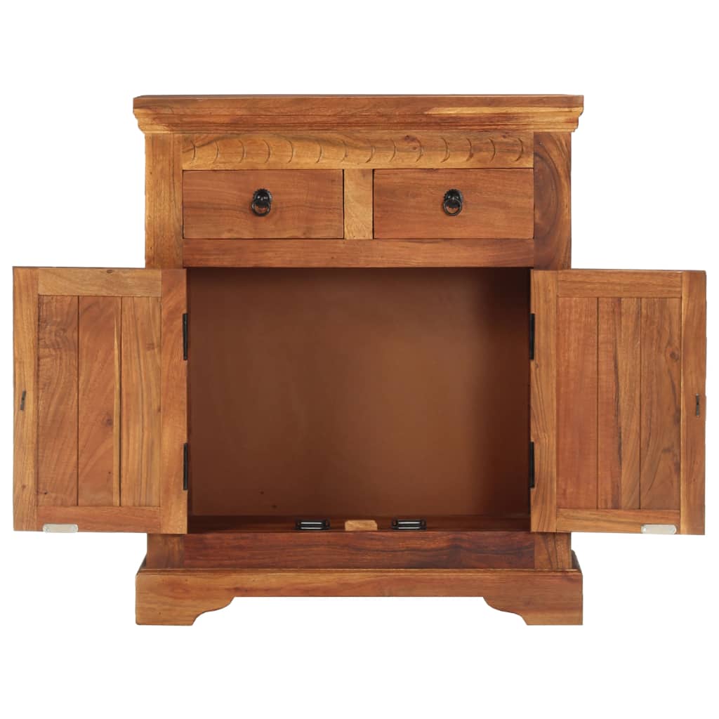 Komoda od masivnog bagremovog drva 63 x 30 x 75 cm