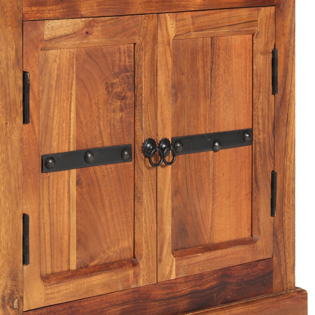 Komoda od masivnog bagremovog drva 63 x 30 x 75 cm