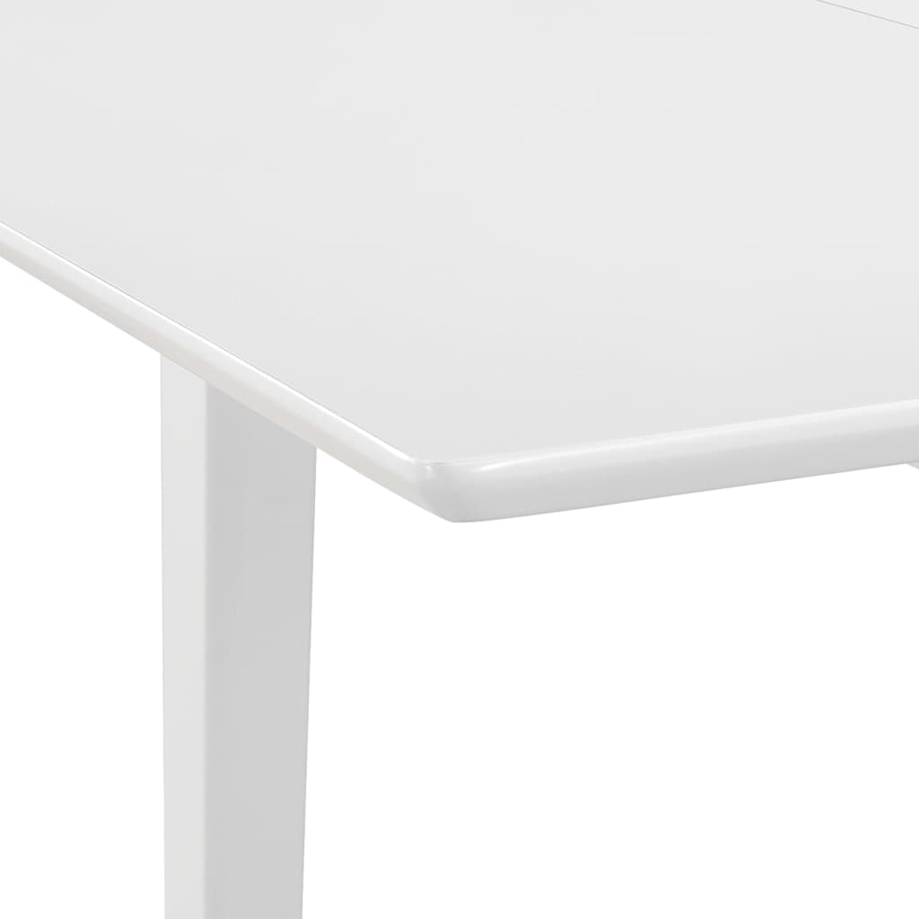 Produživi blagovaonski stol bijeli (80 - 120) x 80 x 74 cm MDF