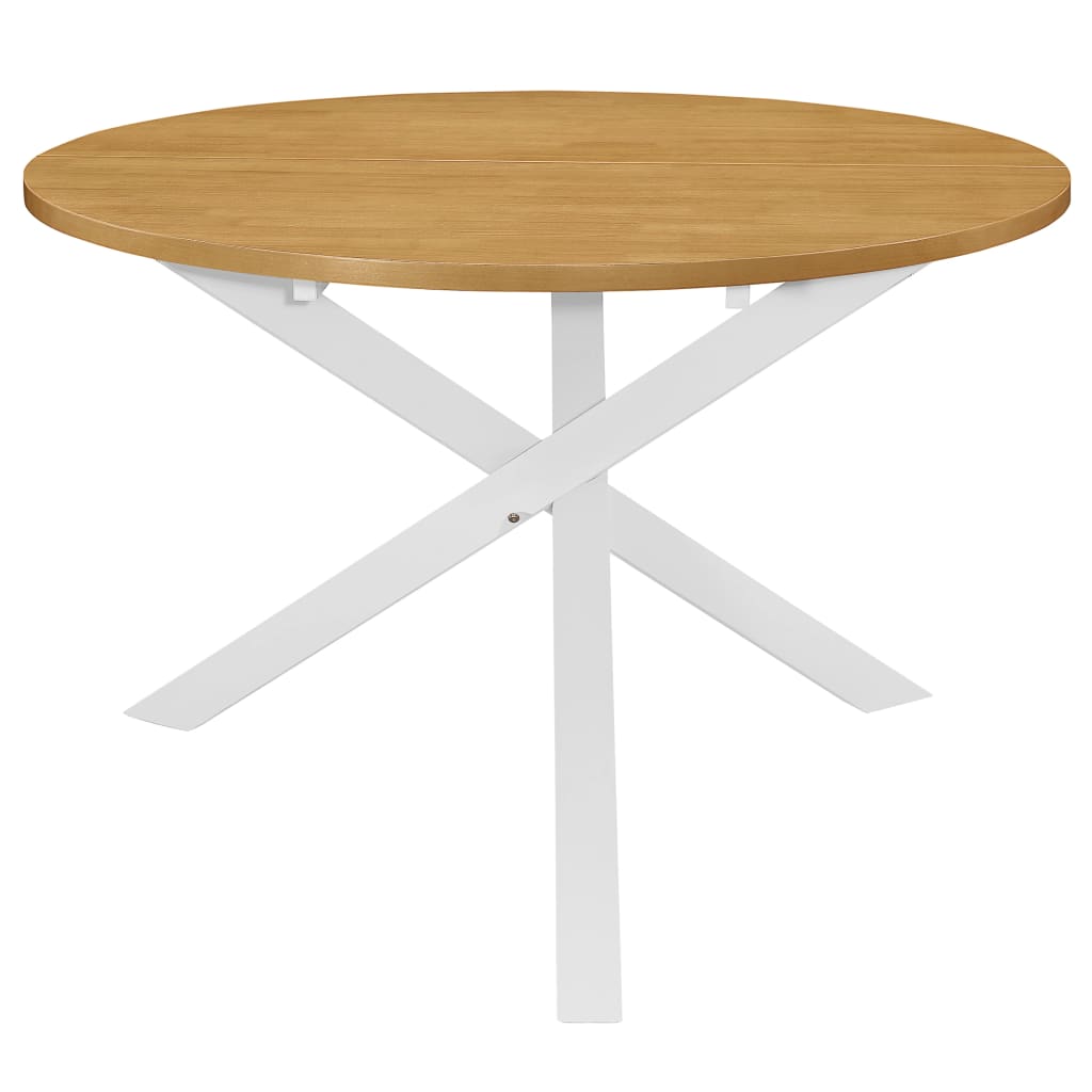 Blagovaonski stol bijeli 120 x 75 cm MDF
