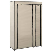 Sklopivi ormar od tkanine 110 x 45 x 175 cm krem