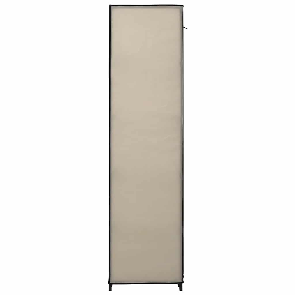 Sklopivi ormar od tkanine 110 x 45 x 175 cm krem