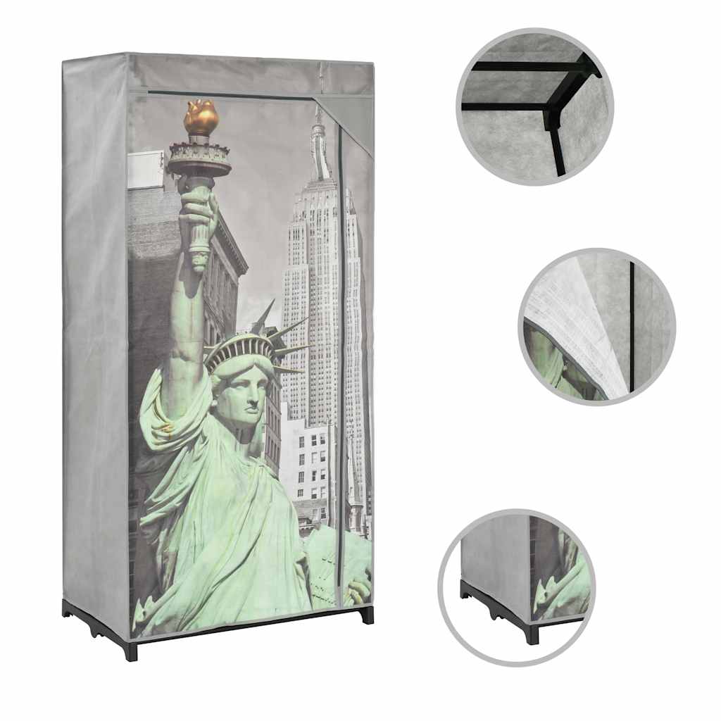 Ormar New York 75 x 45 x 160 cm od tkanine