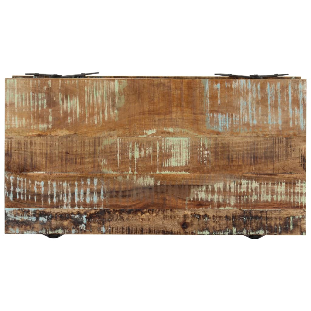 Stolić za kavu od masivnog obnovljenog drva 115 x 60 x 40 cm