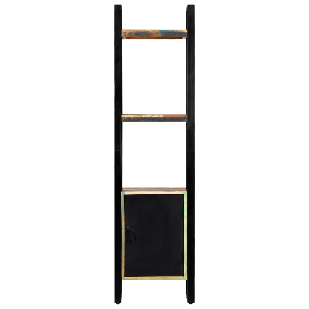 Police za knjige od masivnog obnovljenog drva 45 x 30 x 171 cm