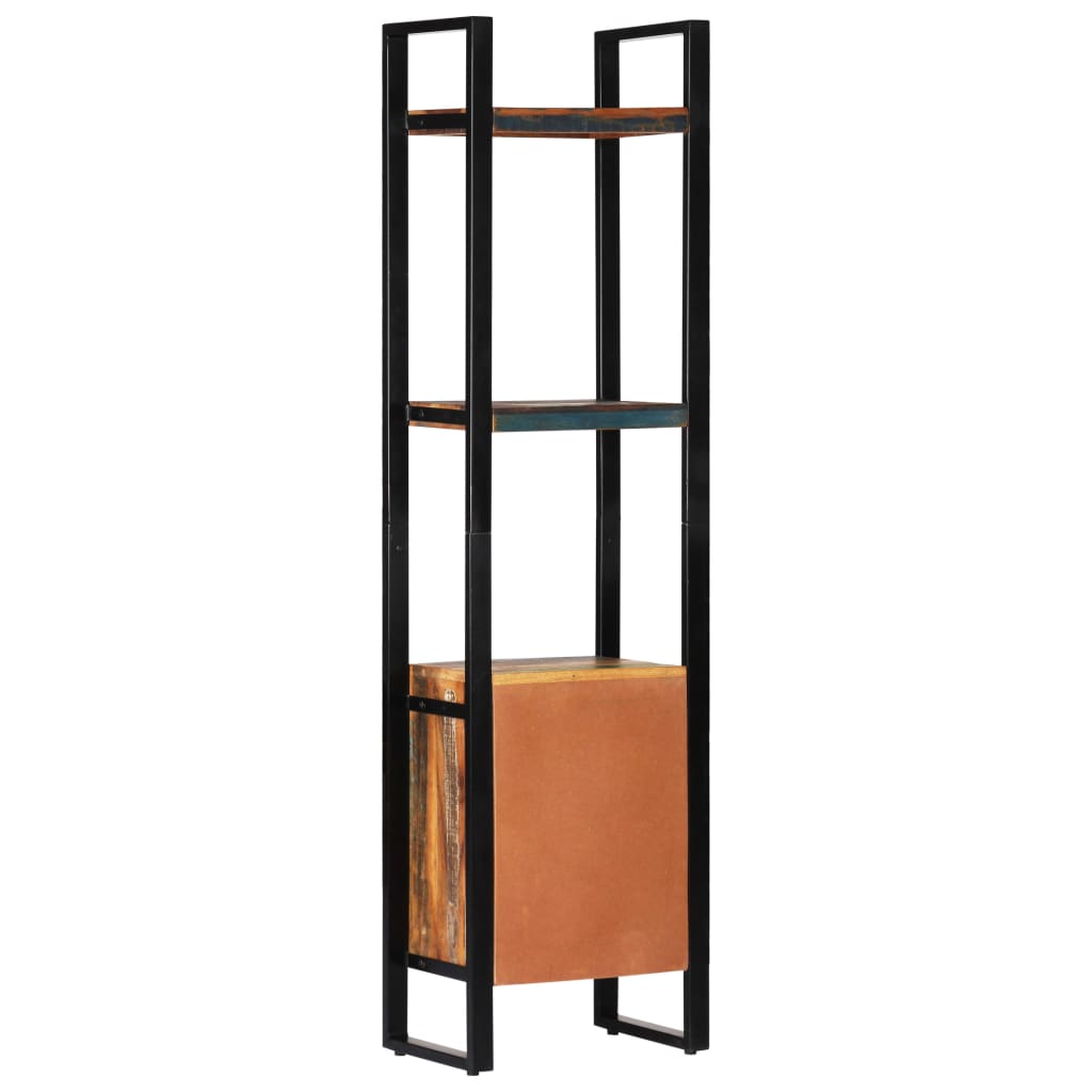 Police za knjige od masivnog obnovljenog drva 45 x 30 x 171 cm