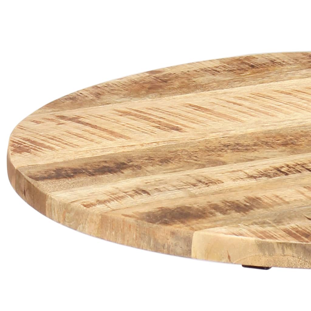 Bočni stolić od masivnog drva manga i željeza 60 x (46 - 63) cm