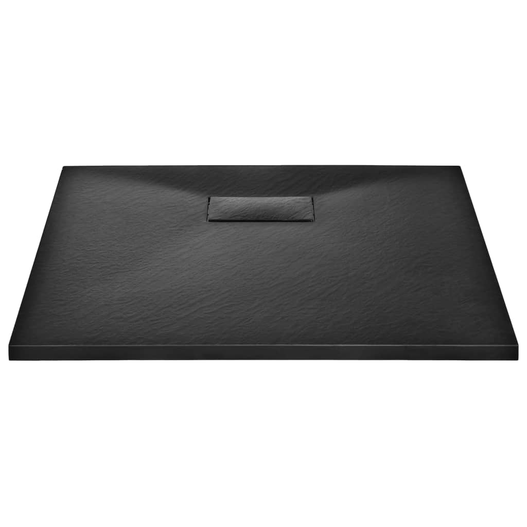 Kada za tuš SMC crna 80 x 80 cm