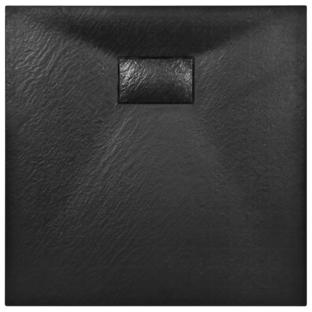 Kada za tuš SMC crna 80 x 80 cm