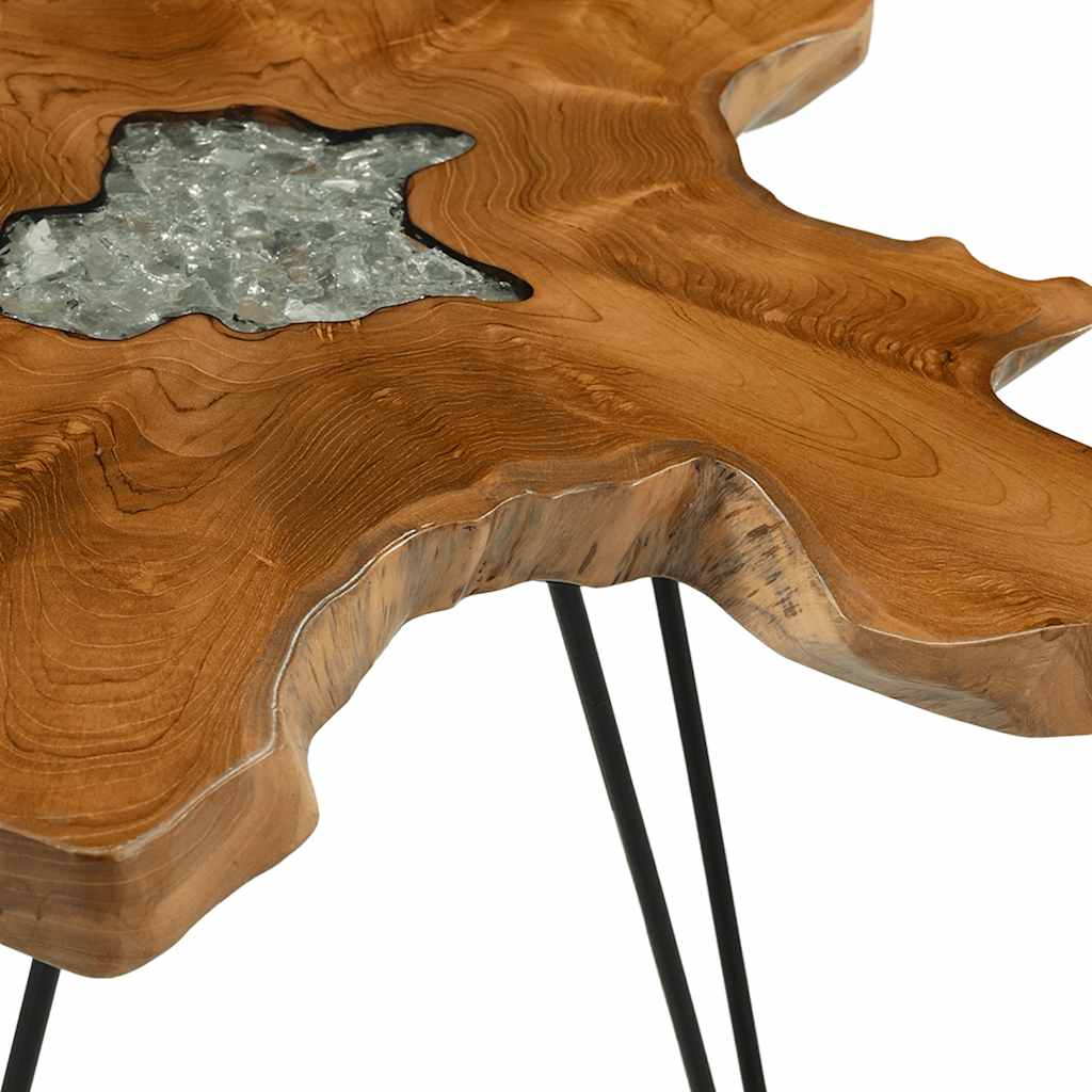 Stolić za kavu 70 x 45 cm od tikovine i poliesterske smole