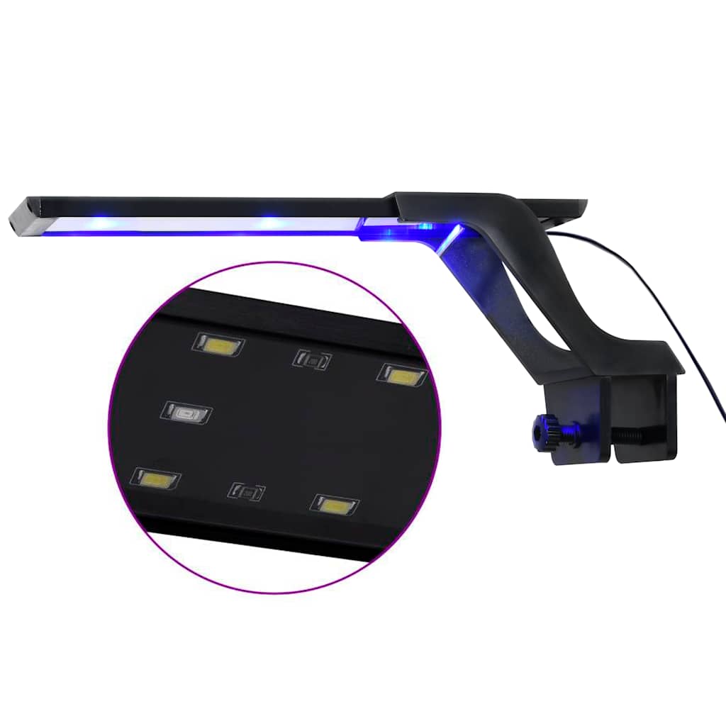 Akvarijsko LED svjetlo sa stezaljkom 25 - 45 cm plavo-bijelo