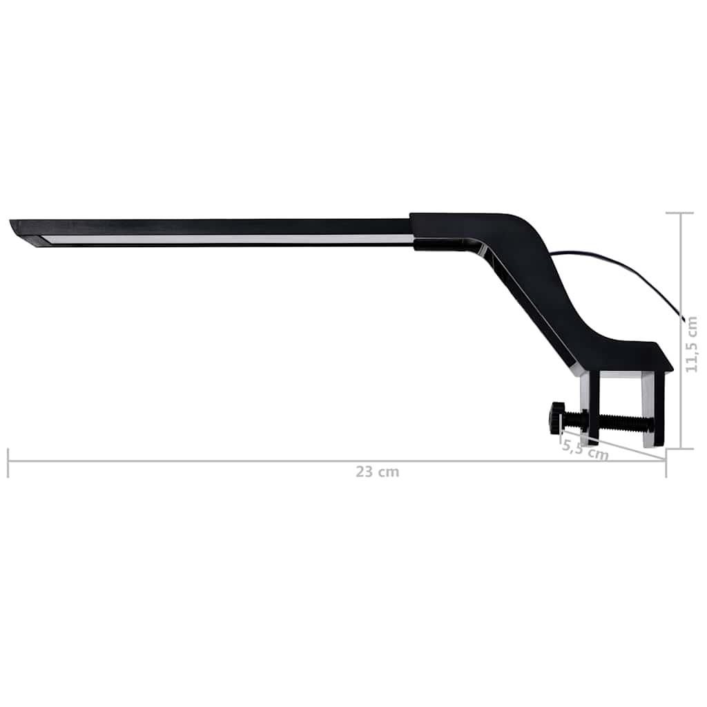 Akvarijsko LED svjetlo sa stezaljkom 25 - 45 cm plavo-bijelo