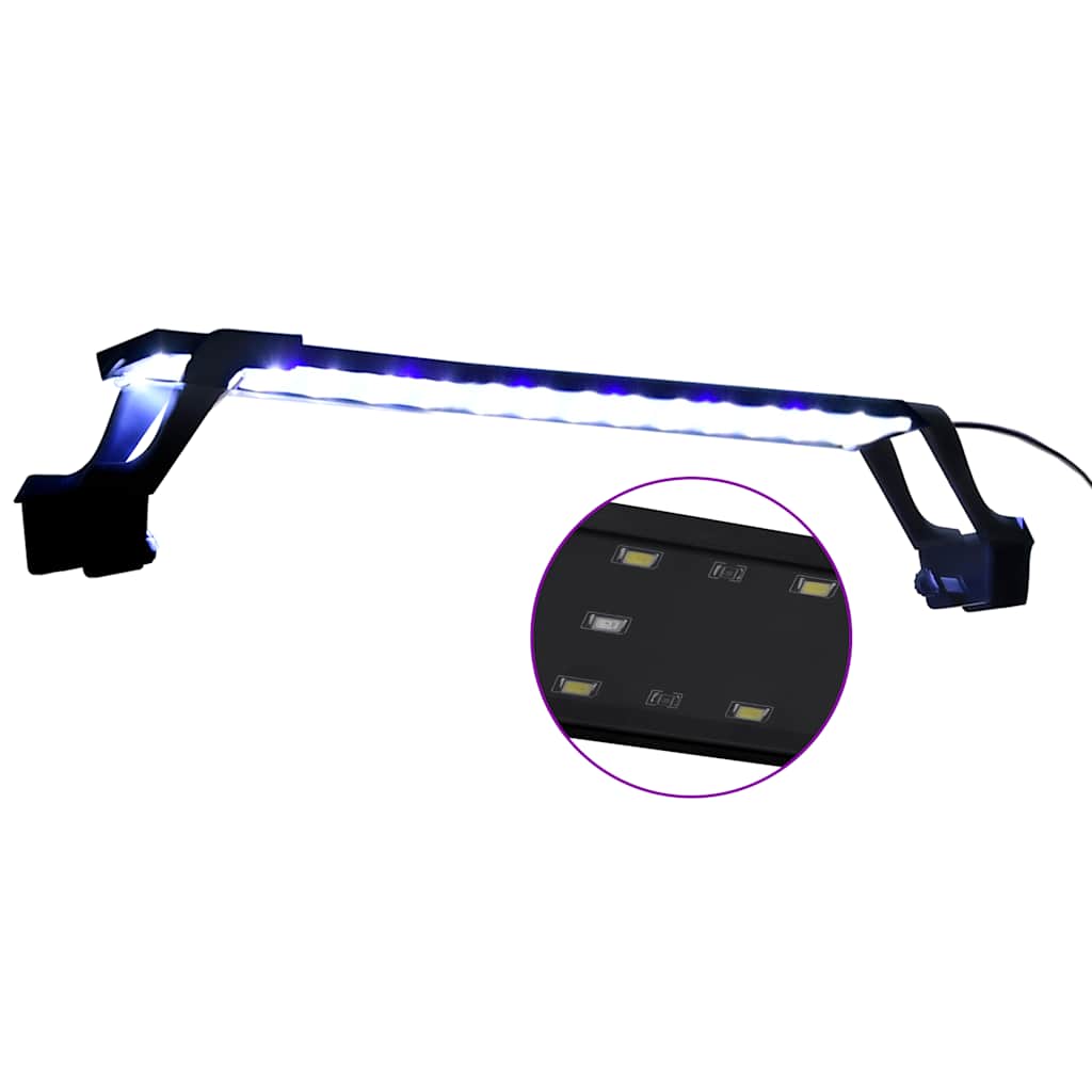 Akvarijsko LED svjetlo sa stezaljkama 55 - 70 cm plavo-bijelo