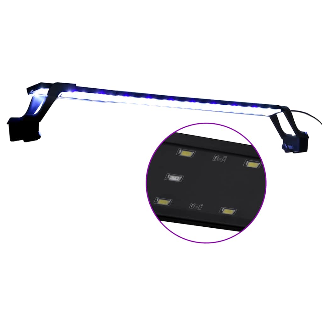 Akvarijsko LED svjetlo sa stezaljkama 75 - 90 cm plavo-bijelo