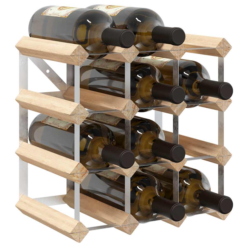 Stalak za vino za 12 boca od masivne borovine