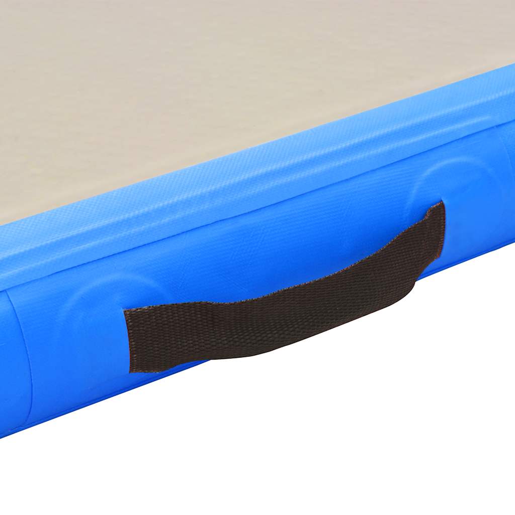 Strunjača na napuhavanje s crpkom 400 x 100 x 10 cm PVC plava
