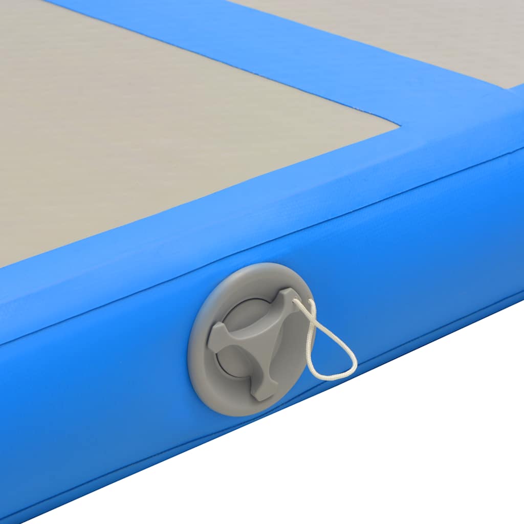 Strunjača na napuhavanje s crpkom 500 x 100 x 10 cm PVC plava