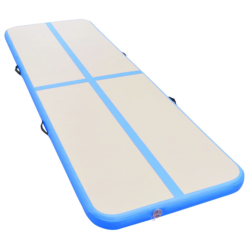 Strunjača na napuhavanje s crpkom 700 x 100 x 10 cm PVC plava