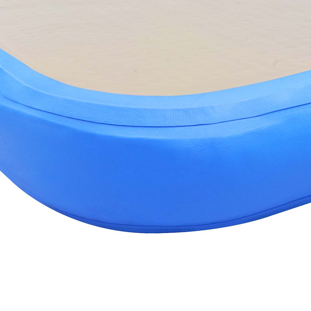Strunjača na napuhavanje s crpkom 800 x 100 x 10 cm PVC plava
