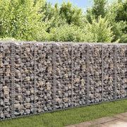 Gabionski zid s poklopcima od pocinčanog čelika 20 x 20 x 100 cm