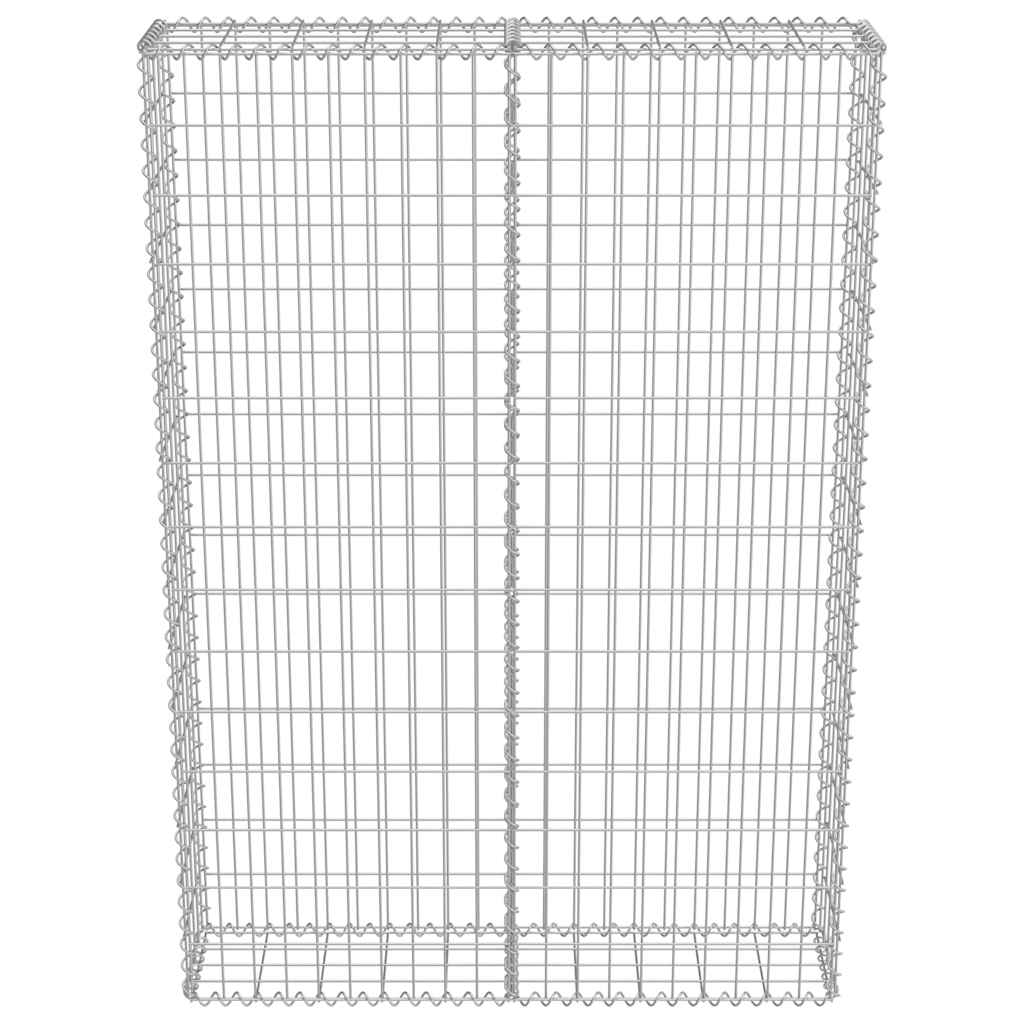 Gabionski zid s poklopcima od pocinčanog čelika 100 x 20 x 150 cm