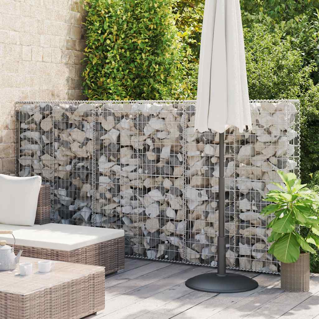 Gabionski zid s poklopcima od pocinčanog čelika 100 x 20 x 150 cm