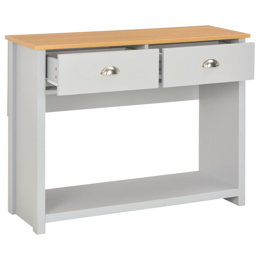 Konzolni stol sivi 97 x 35 x 76 cm