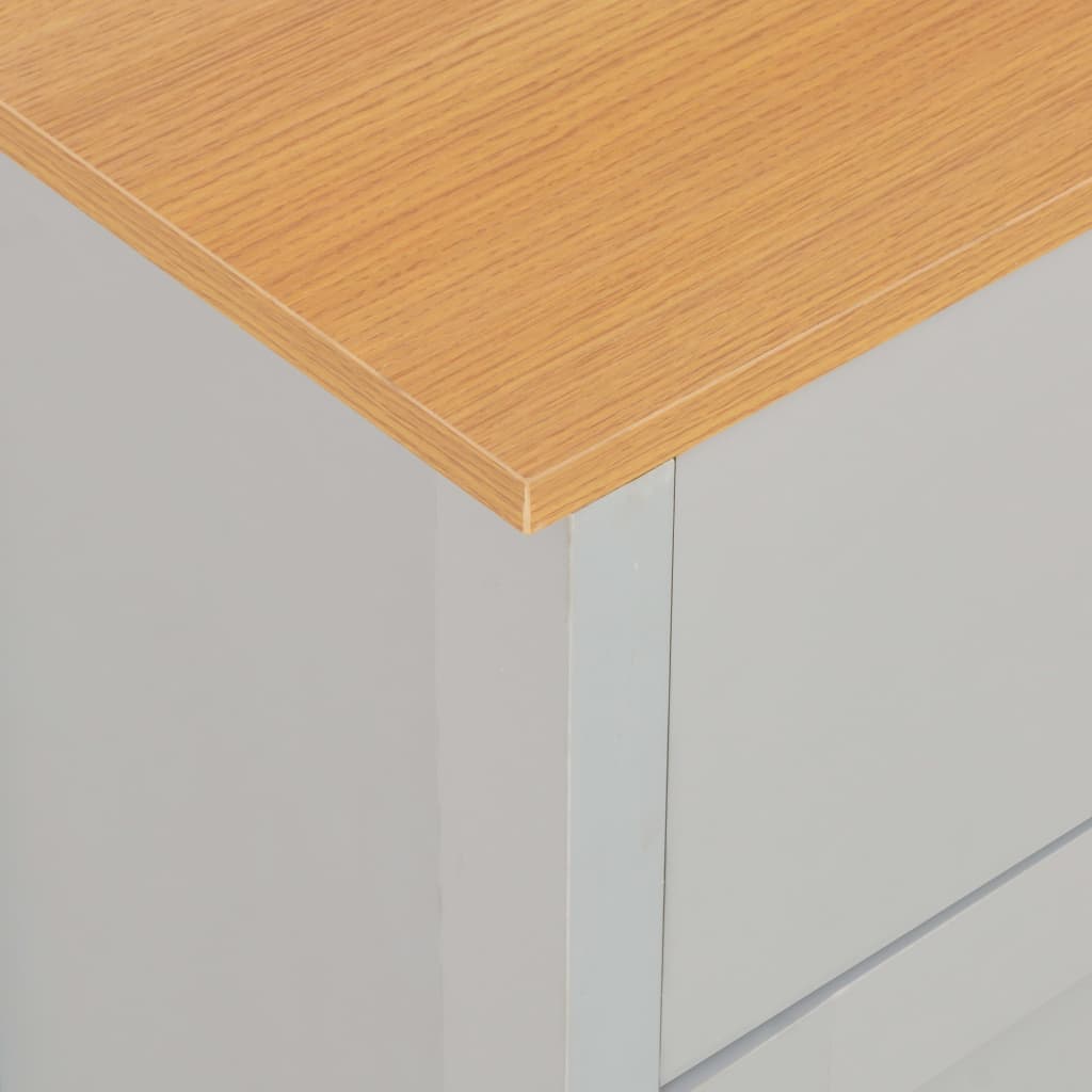 Komoda siva 112 x 35 x 81 cm