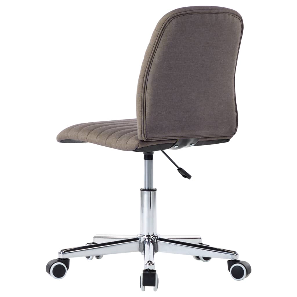 Blagovaonske stolice od tkanine 2 kom smeđe-sive