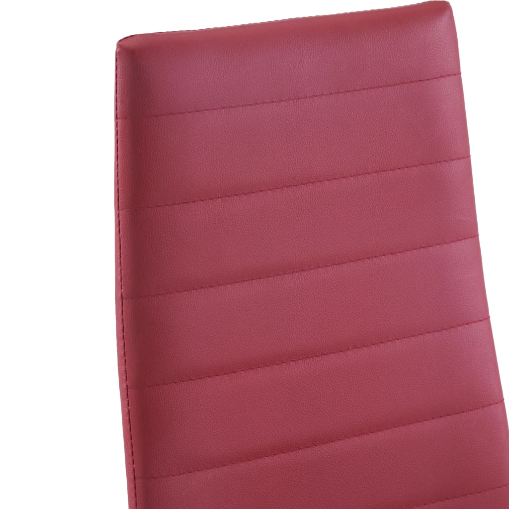 Petodijelni blagovaonski set crvena boja vina