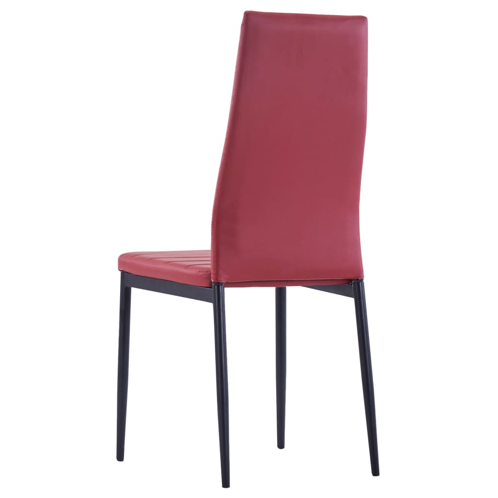 Petodijelni blagovaonski set crvena boja vina
