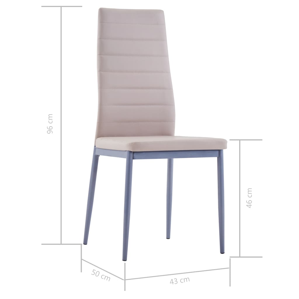 Sedmodijelni blagovaonski set boja cappuccina