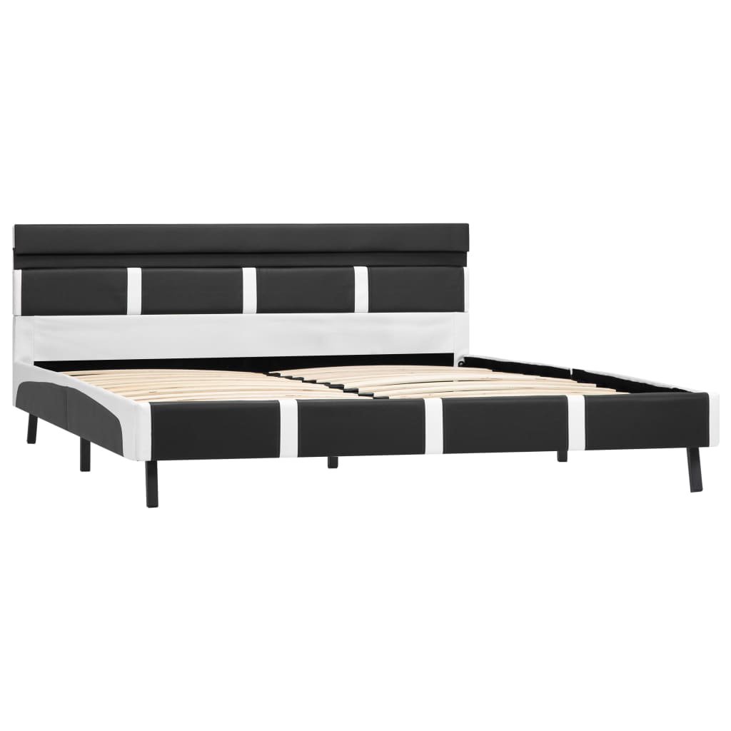 Okvir za krevet od umjetne kože s LED svjetlom sivi 120x200 cm