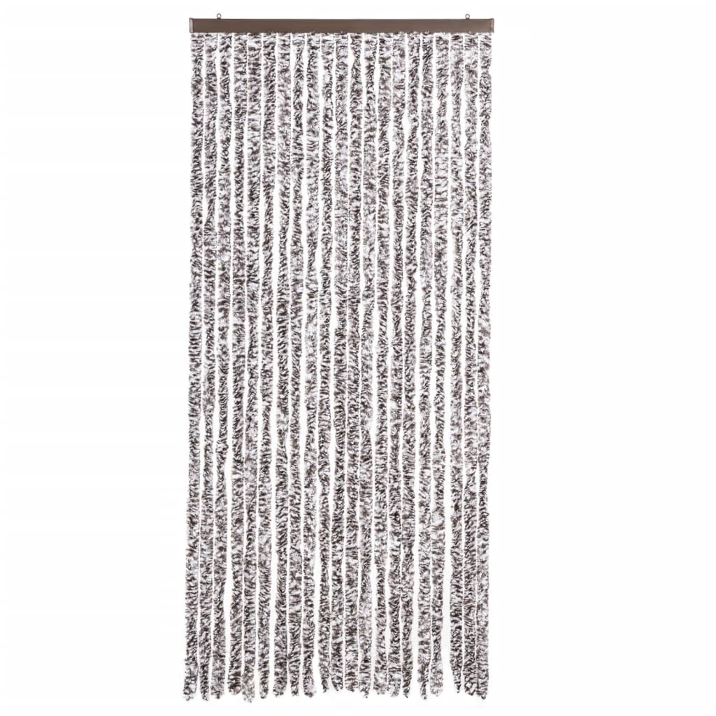 Zastor protiv insekata smeđi-bež 90 x 220 cm šenil