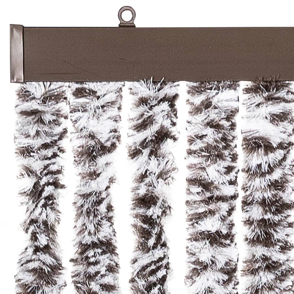 Zastor protiv insekata smeđi-bež 90 x 220 cm šenil