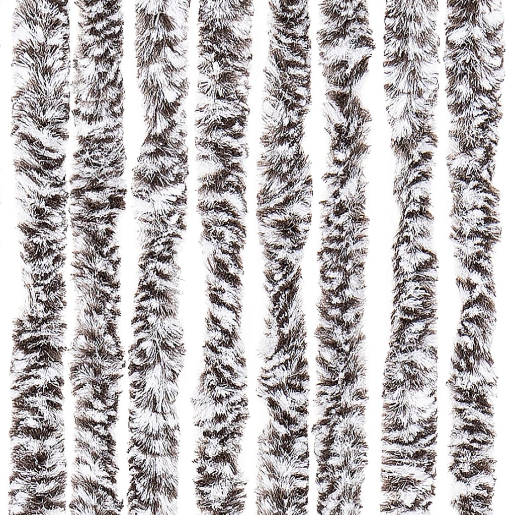 Zastor protiv insekata smeđi-bež 90 x 220 cm šenil
